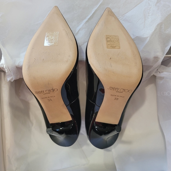 JIMMY CHOO Patent Leather Anouk 120 Pump Size 38 - Picture 13 of 13